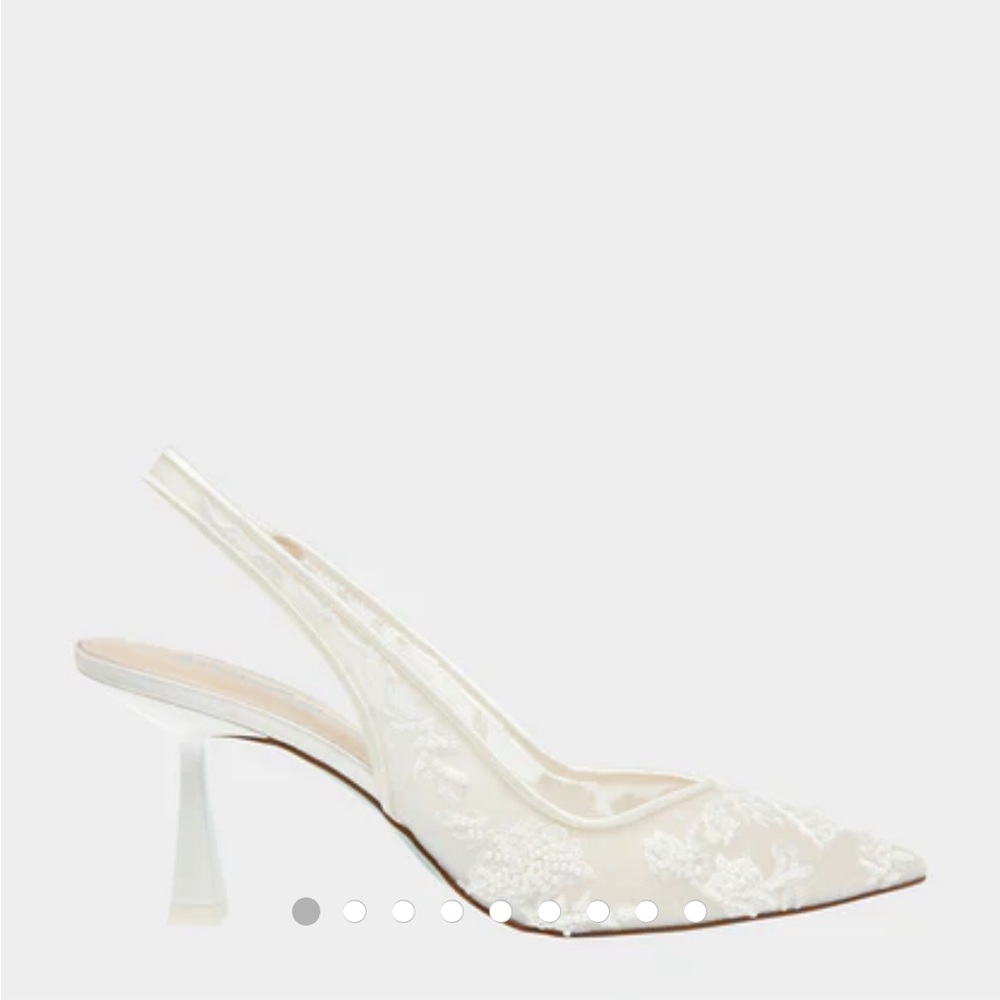 Betsey Johnson Nikki Ivory Heel - Size 10
